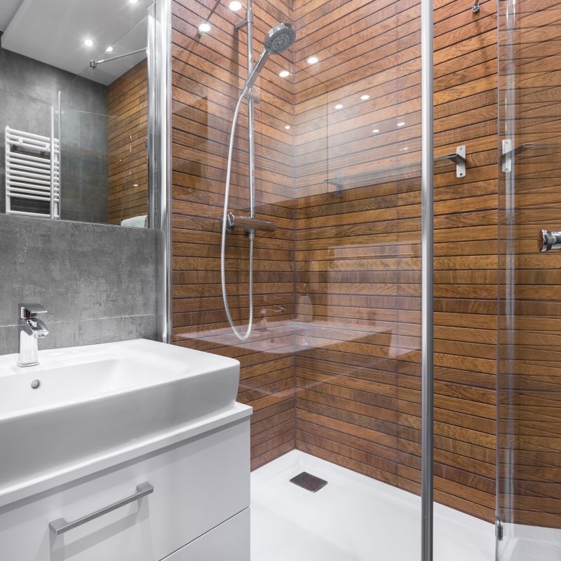 Elegant Bathroom with Waterproof Wall Panels